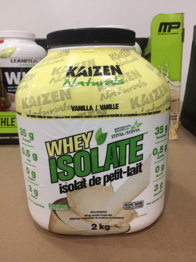 加拿大直邮 Kaizen Whey Isolate Protein 天然乳清蛋白粉2kg Here Canada 加拿大海外直邮代购