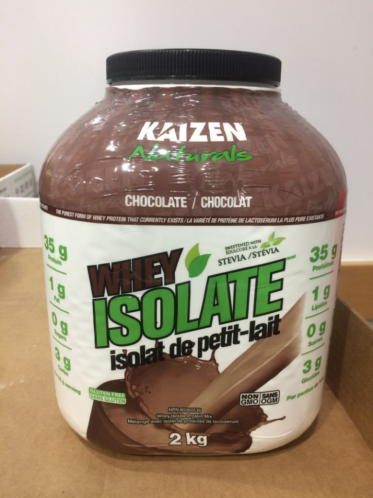 加拿大直邮 Kaizen Whey Isolate Protein 天然乳清蛋白粉2kg Here Canada 加拿大海外直邮代购